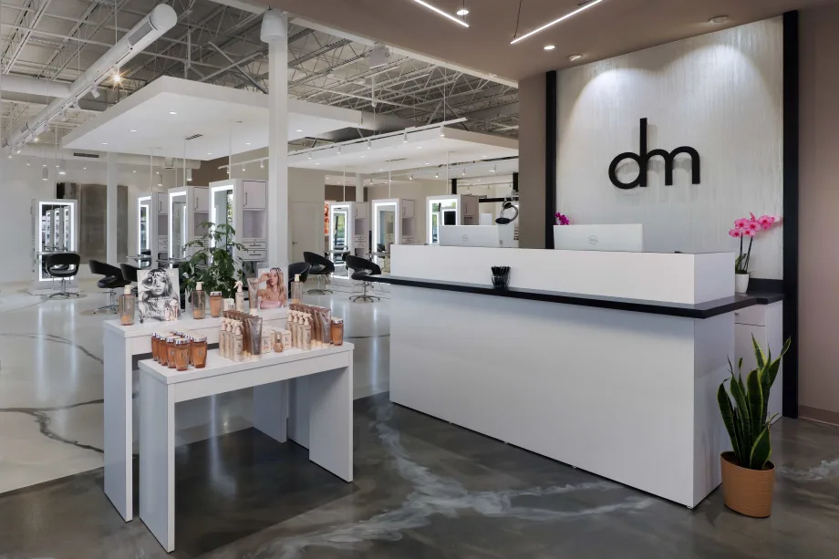 Reception desk at Dominic Michael
