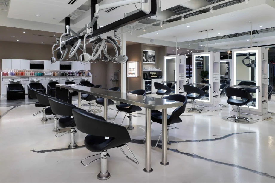 Color processing table at Dominic Michael