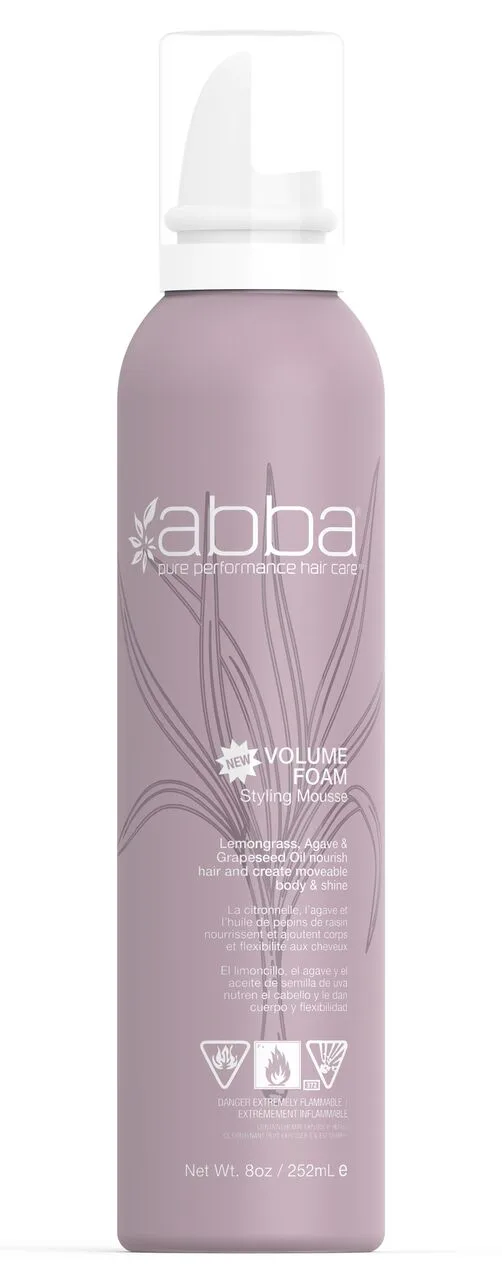 ABBA Releases New Volume Foam Styling Mousse