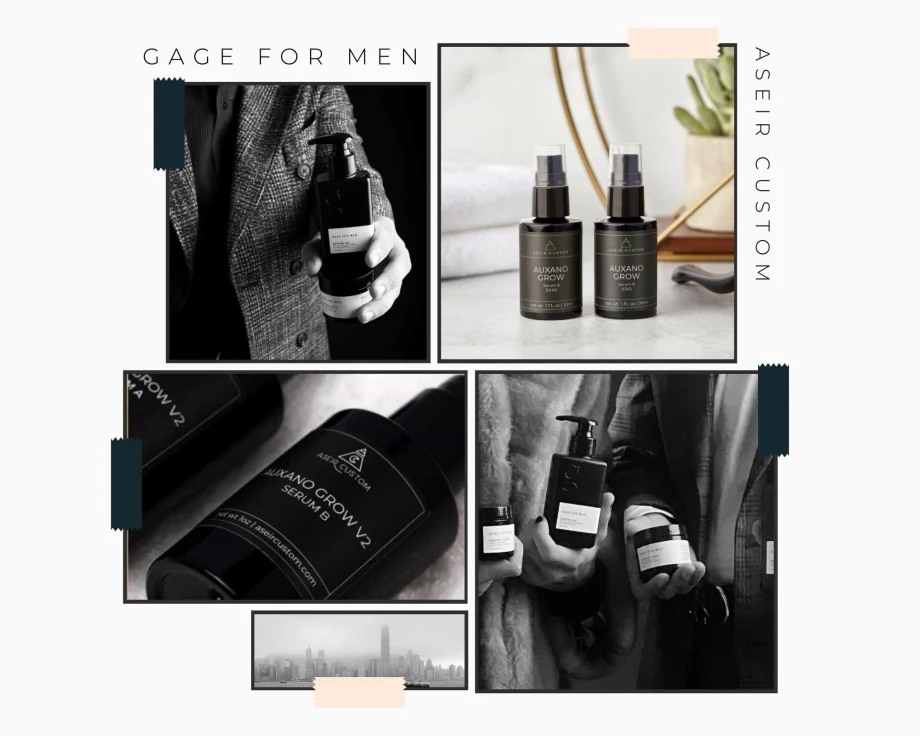 New from GAGE for Men and Aseir Custom