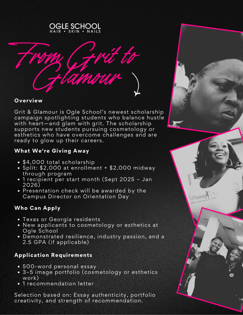 Grit & Glamour $4,000 Scholarship—Ogle School