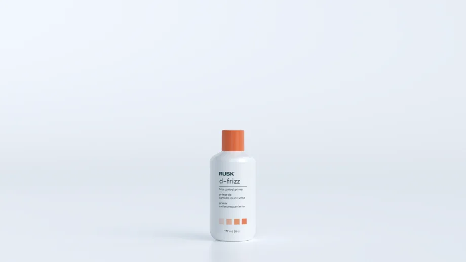A haircare product bottle