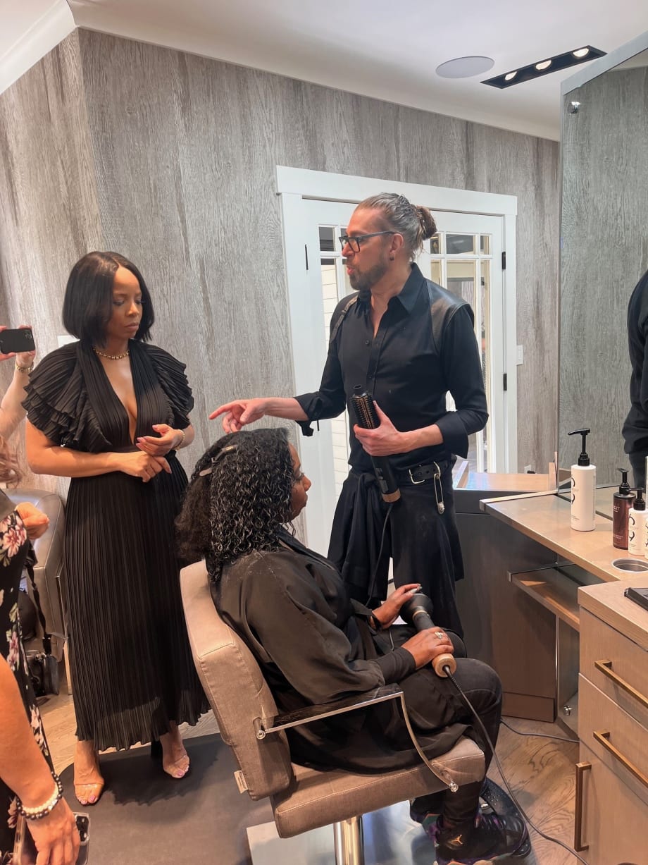 Hollywood Hairstylists Attend a Different Kind of Premiere Party