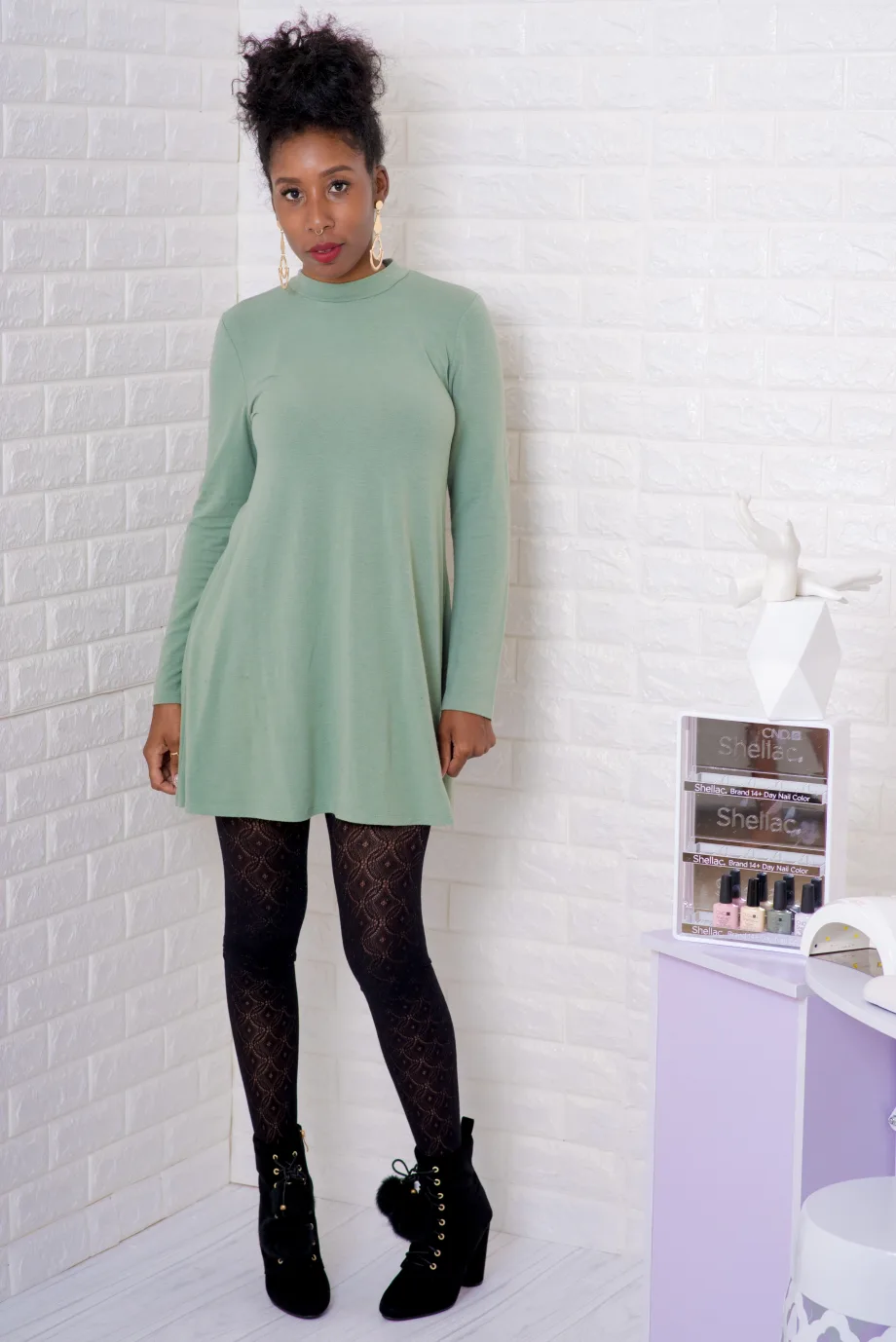 Look 16: Soft Green
