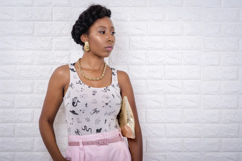 Look 9: Tank of Symbols