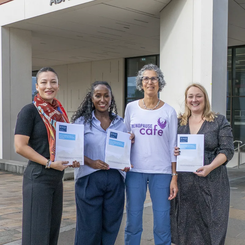 The staff from a Menopause Cafe