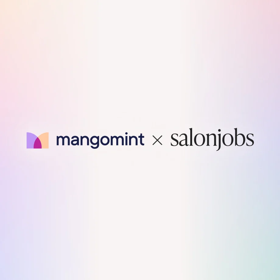 Logos from mangomint and salonjobs