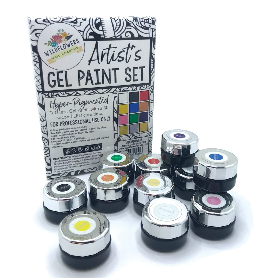 Wildflowers Artist's Gel Paint Set 