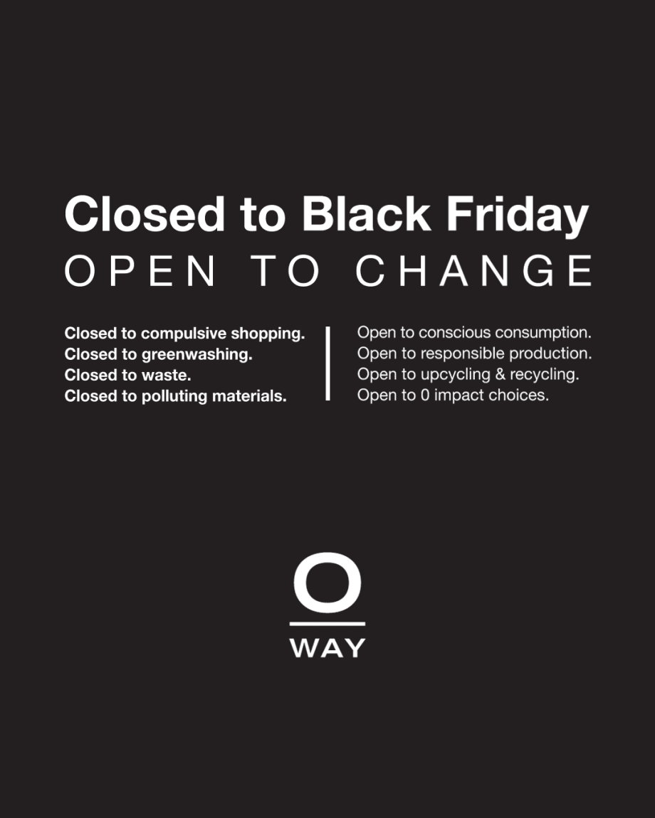 Oway to Pause Sales on Black Friday to Amplify its Environmental Message