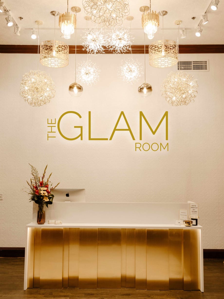 The Glam Room front desk