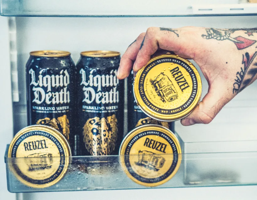 Reuzel Partners with Liquid Death to Launch New Pomade