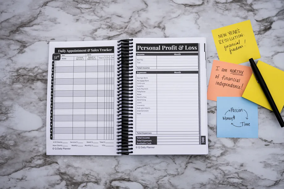 The Q Daily Planner for service professionals