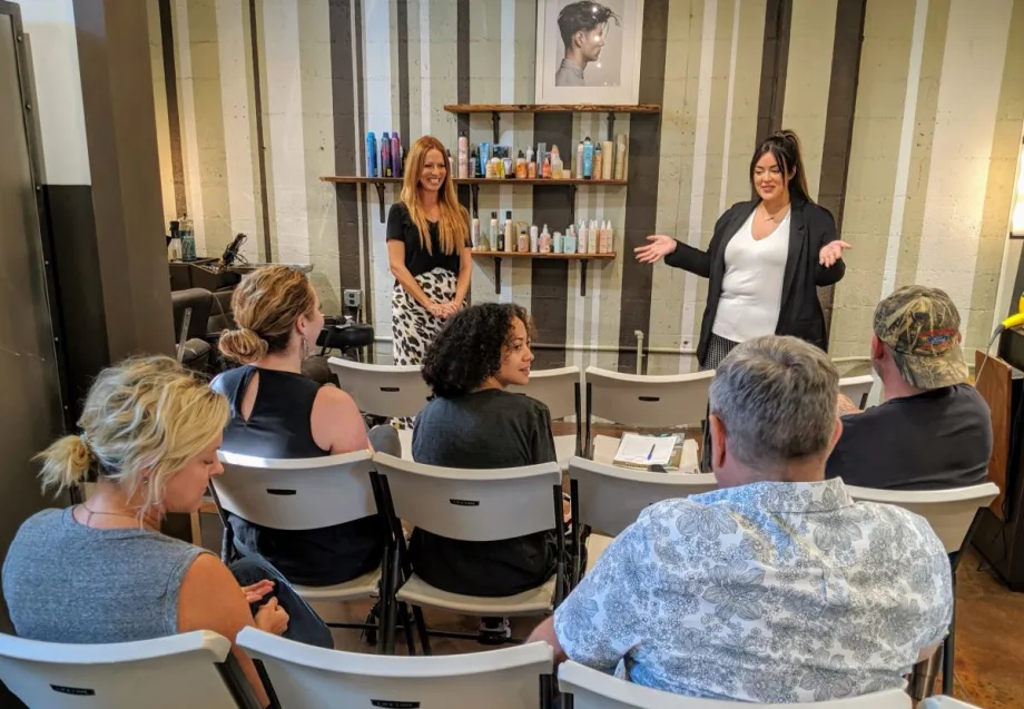 Shear Haven Celebrates Two Years of Domestic Violence Training