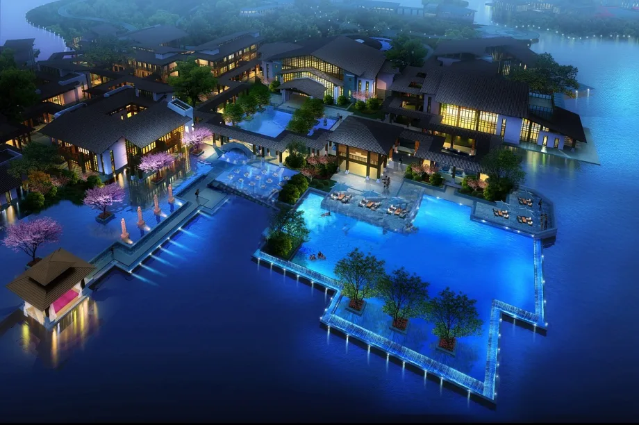 A health spa in Asia