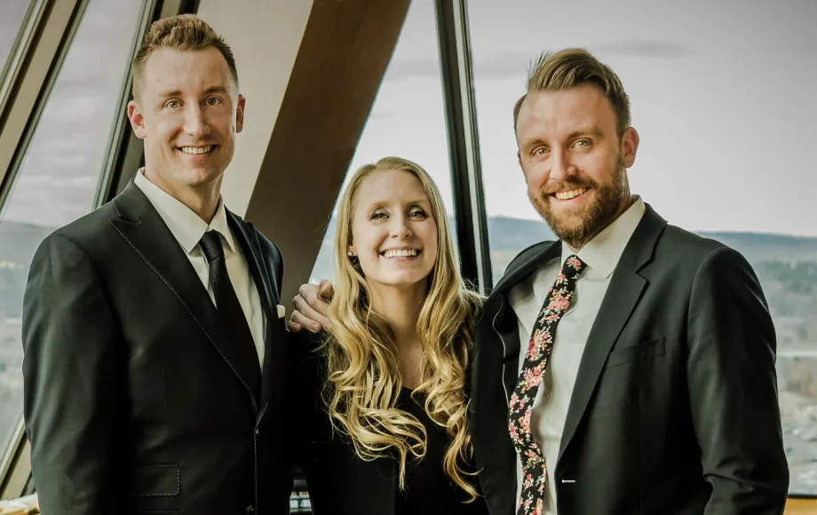 Siblings Tyler, Lauten and Kerry Sullivan.