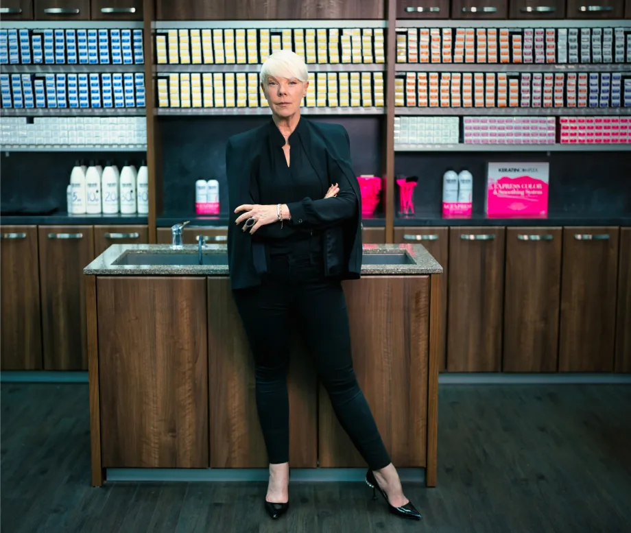 Tabatha Coffey, renowned salon business expert.