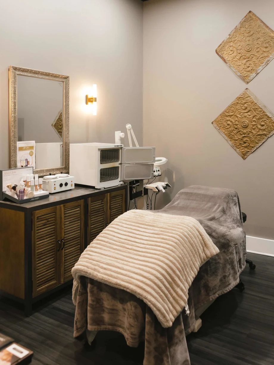 the Glam Room treatment room