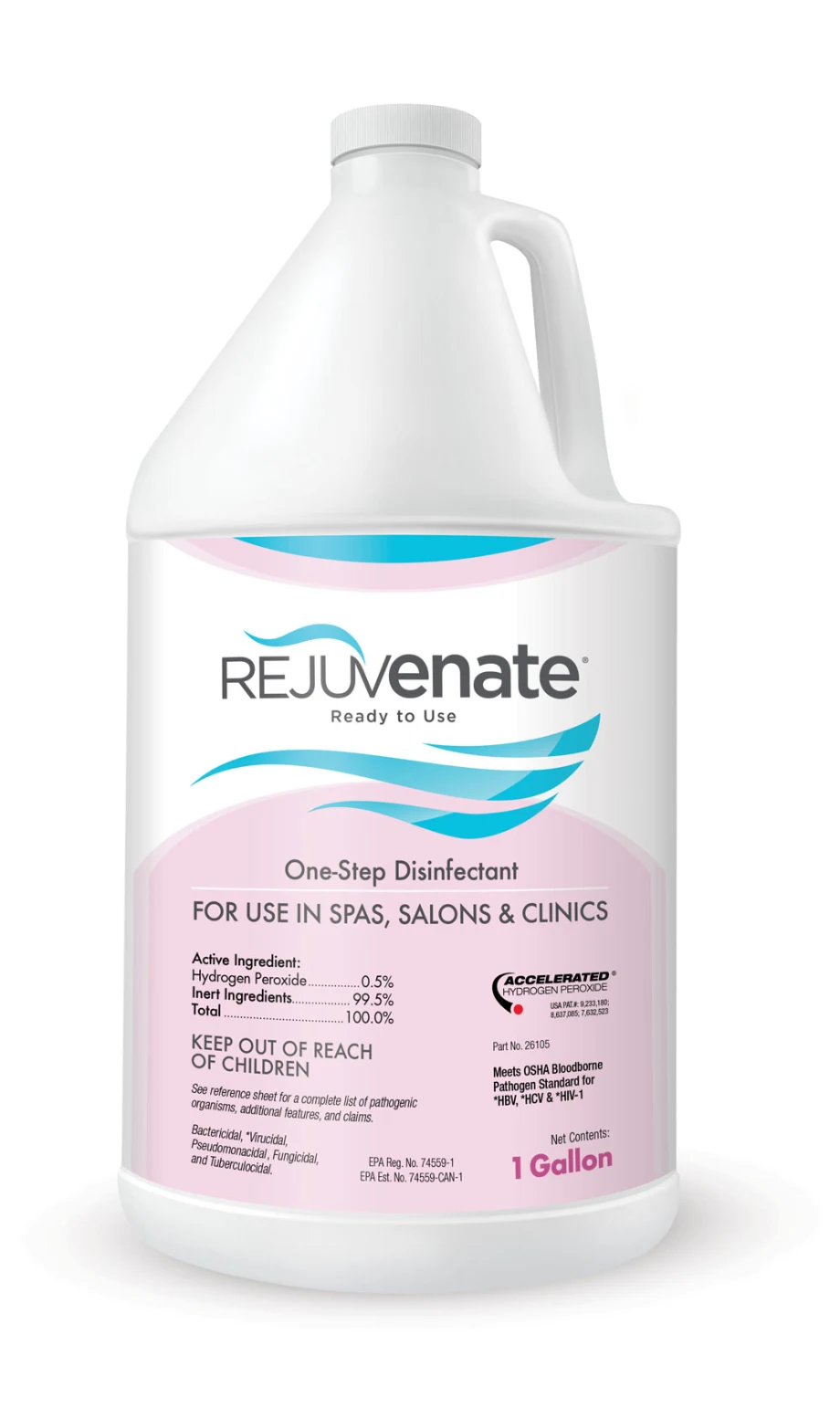  Disinfection Made Easier: Rejuvenate Ready-To-Use Launches in 1-Gallon Size