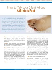How to Talk to a Client About Athlete’s Foot