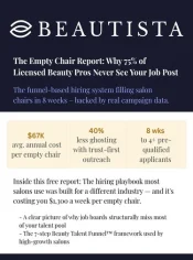 The Empty Chair Report: What's Really Killing Salon Hiring