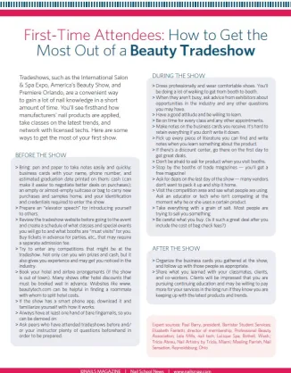 How to Get the Most Out of a Beauty Tradeshow